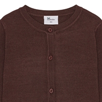 BIRKHOLM Strik Cardigan Kastanje Brun